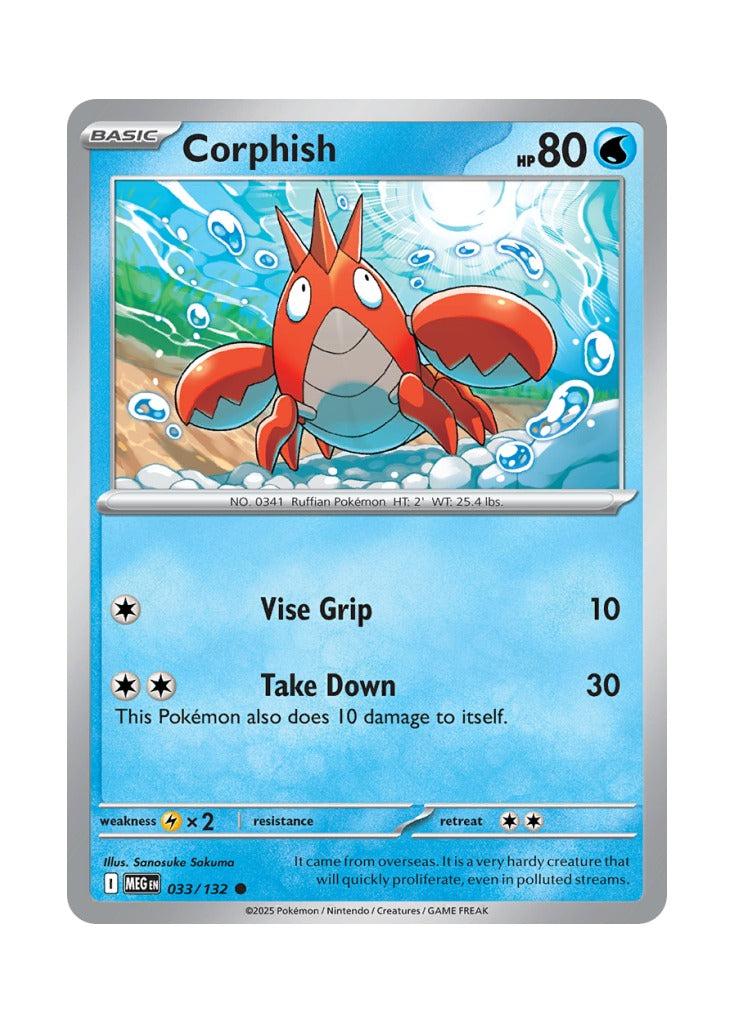 Corphish – Mega Evolution Base (033)