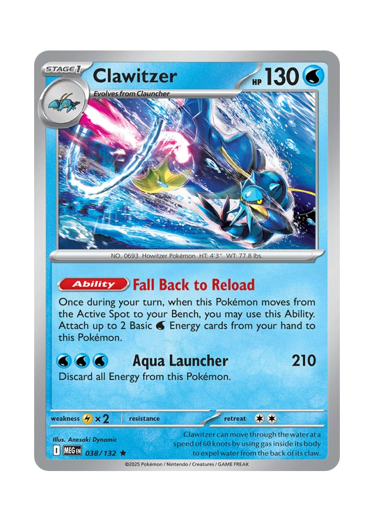 Clawitzer – Mega Evolution Base (038)