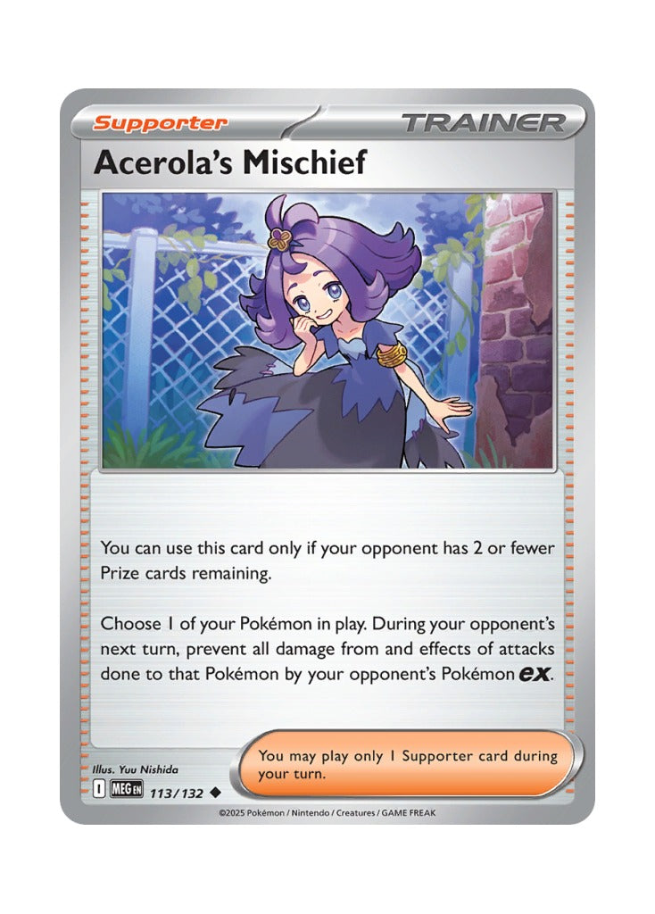 Acerola's Mischief – Mega Evolution Base (113)