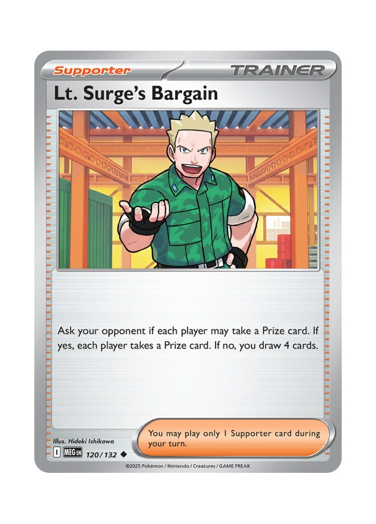 Lt. Surge's Bargain – Mega Evolution Base (120)