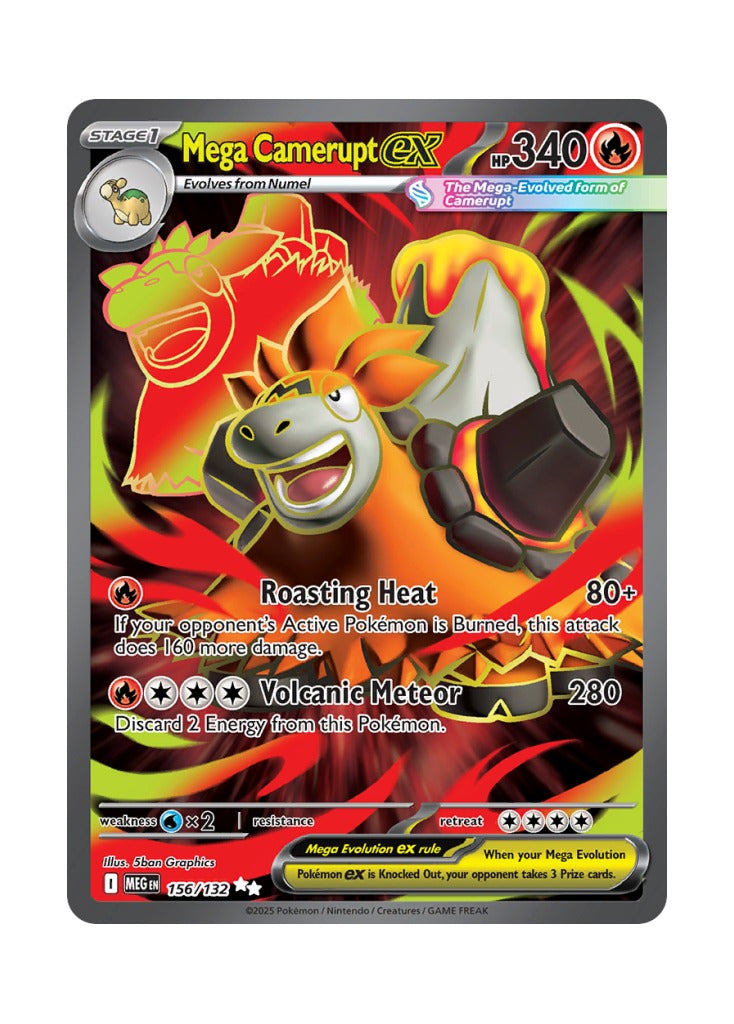Mega Camerupt – Mega Evolution Base (156)