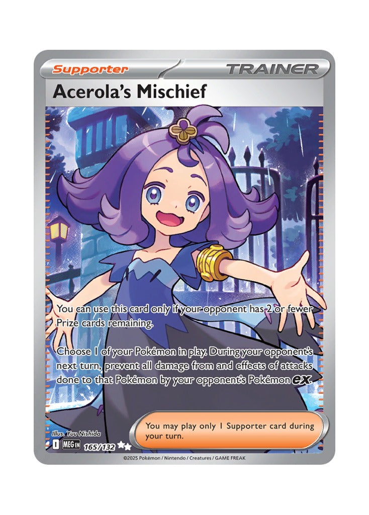 Acerola's Mischief – Mega Evolution Base (165)