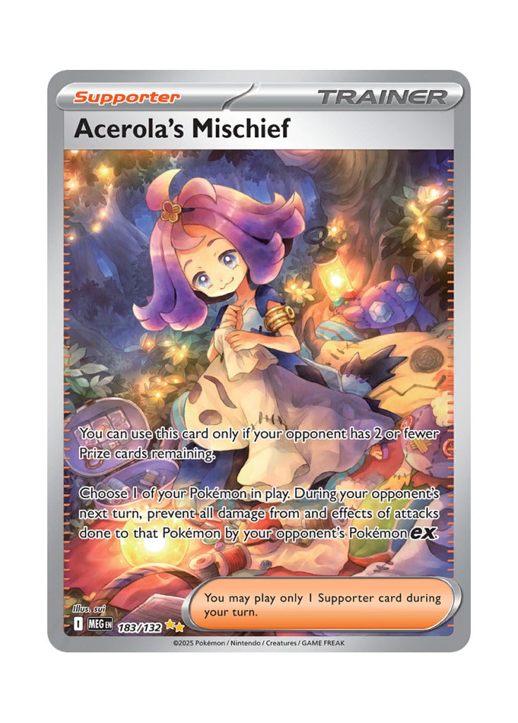 Acerola's Mischief – Mega Evolution Base (183)
