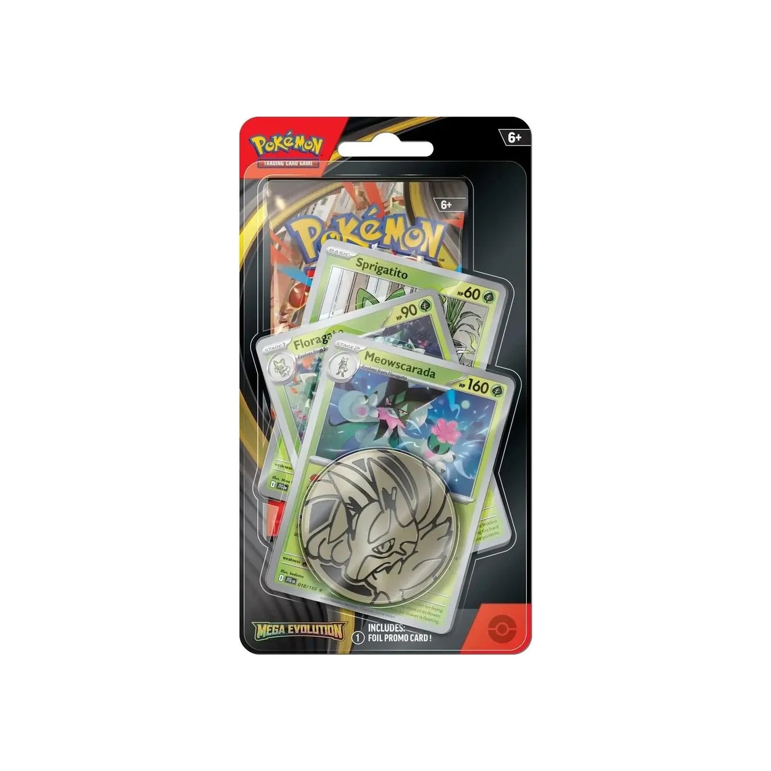 Mega Evolution Base Premium Checklane Blister — Meowscarada (Sealed) — English — Cardelle