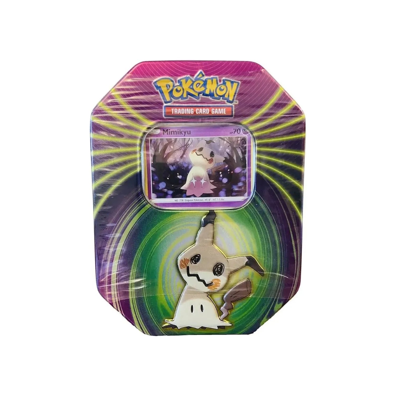 Mighty Mysterious Tin — Mimikyu (Sealed) — English — Cardelle