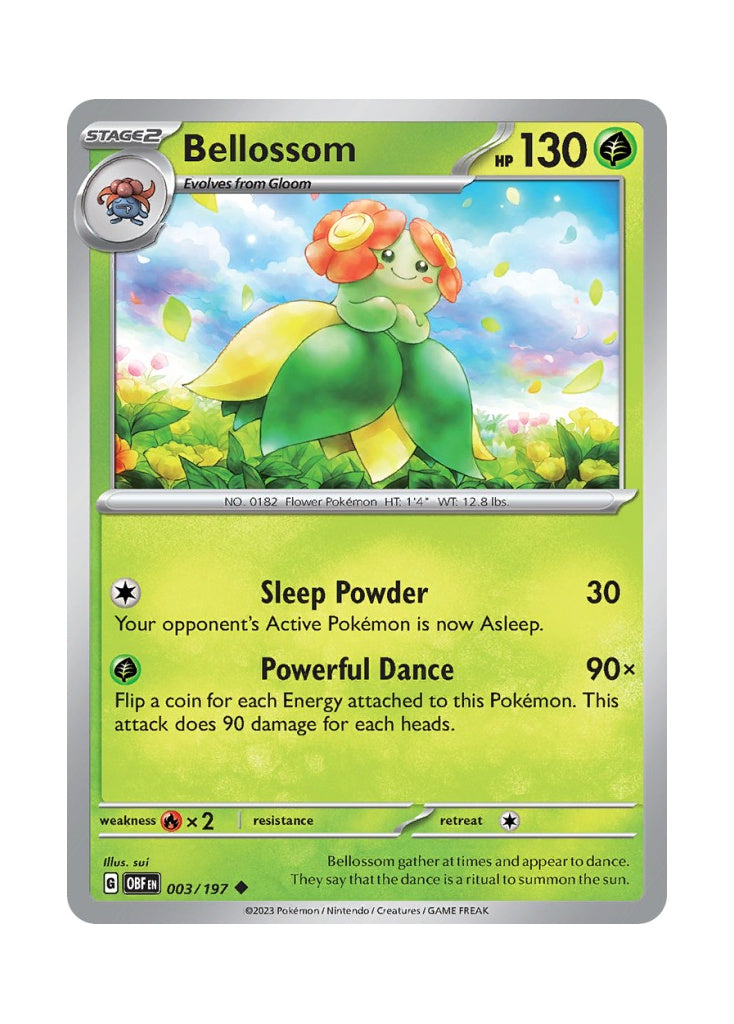 Bellossom – Obsidian Flames (003)