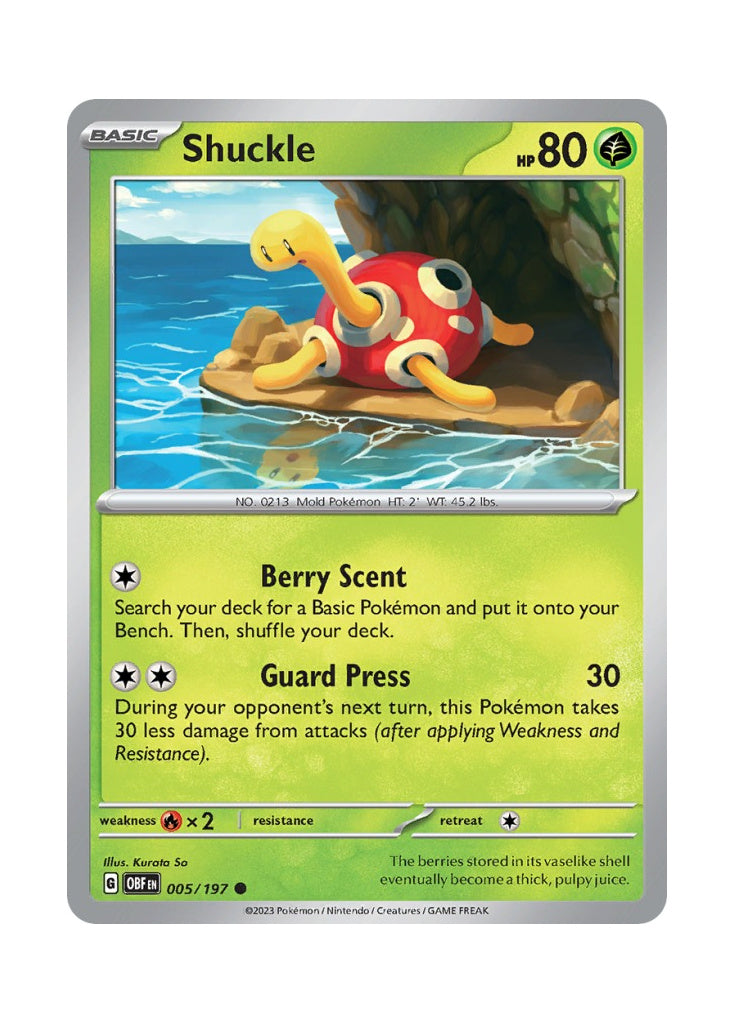 Shuckle – Obsidian Flames (005)