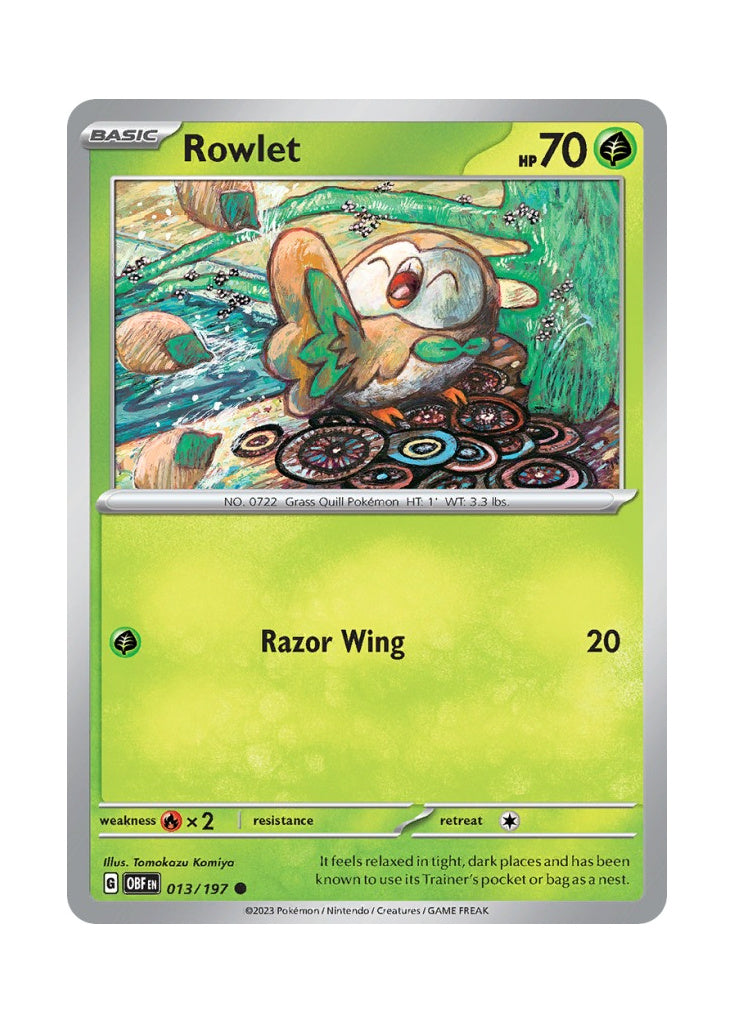 Rowlet – Obsidian Flames (013)