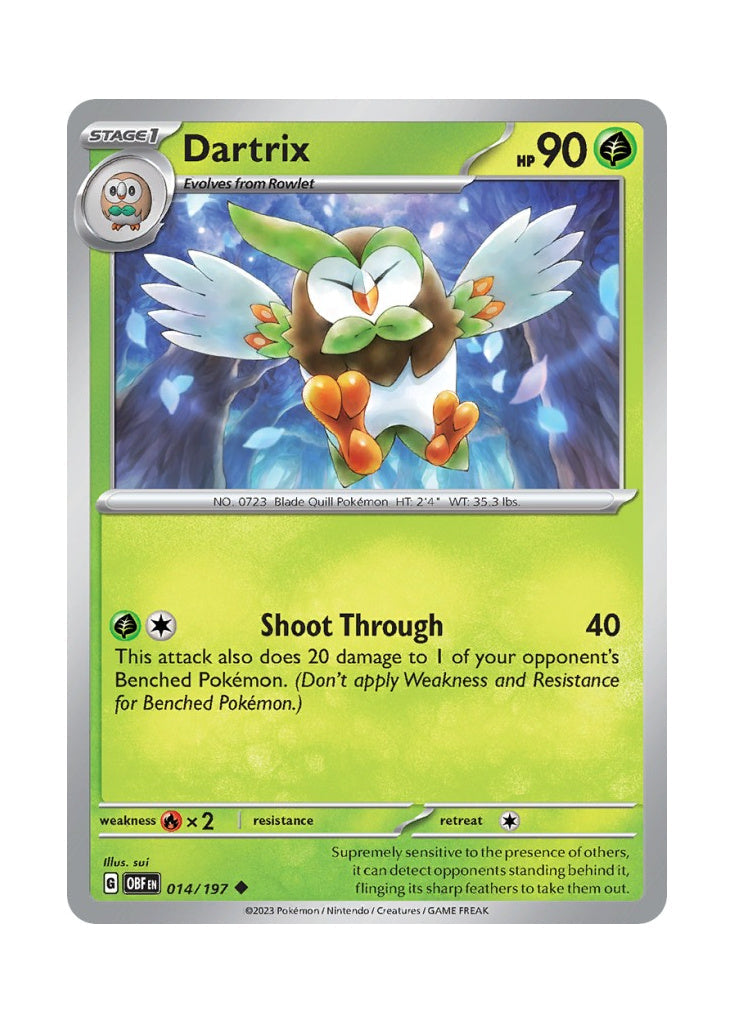 Dartrix – Obsidian Flames (014)
