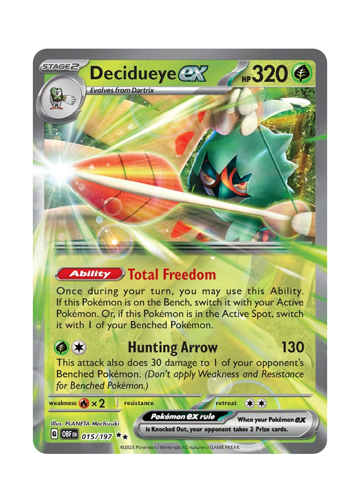 Decidueye ex – Obsidian Flames (015)