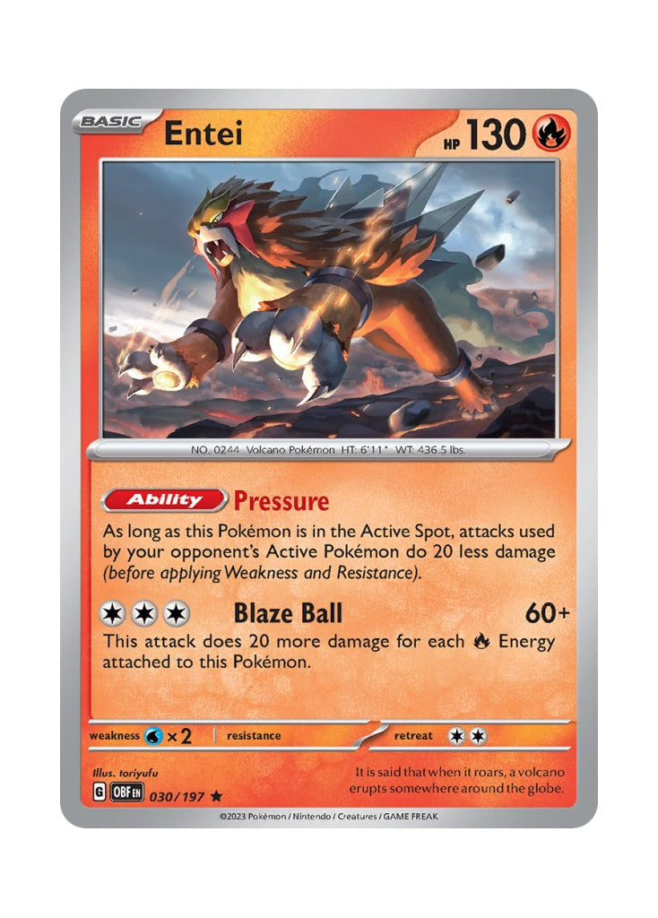 Entei – Obsidian Flames (030)