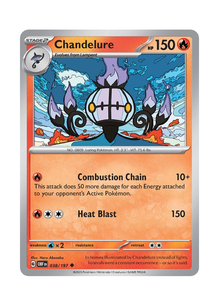 Chandelure – Obsidian Flames (038)