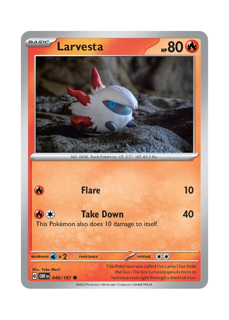 Larvesta – Obsidian Flames (040)