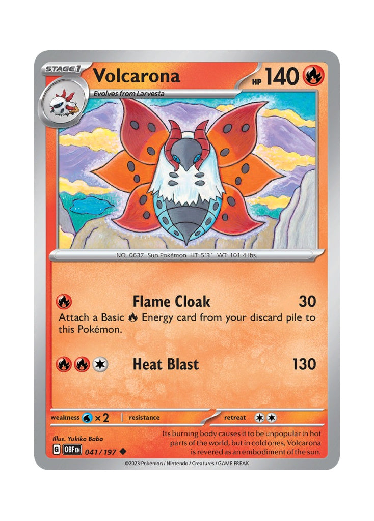 Volcarona – Obsidian Flames (041)
