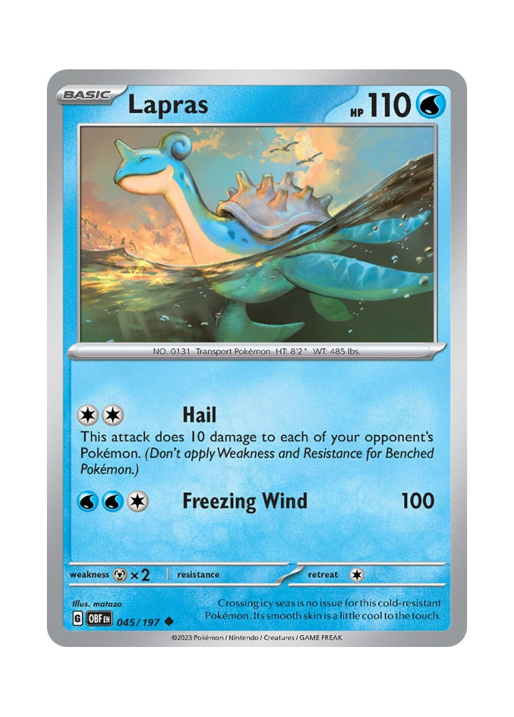 Lapras – Obsidian Flames (045)