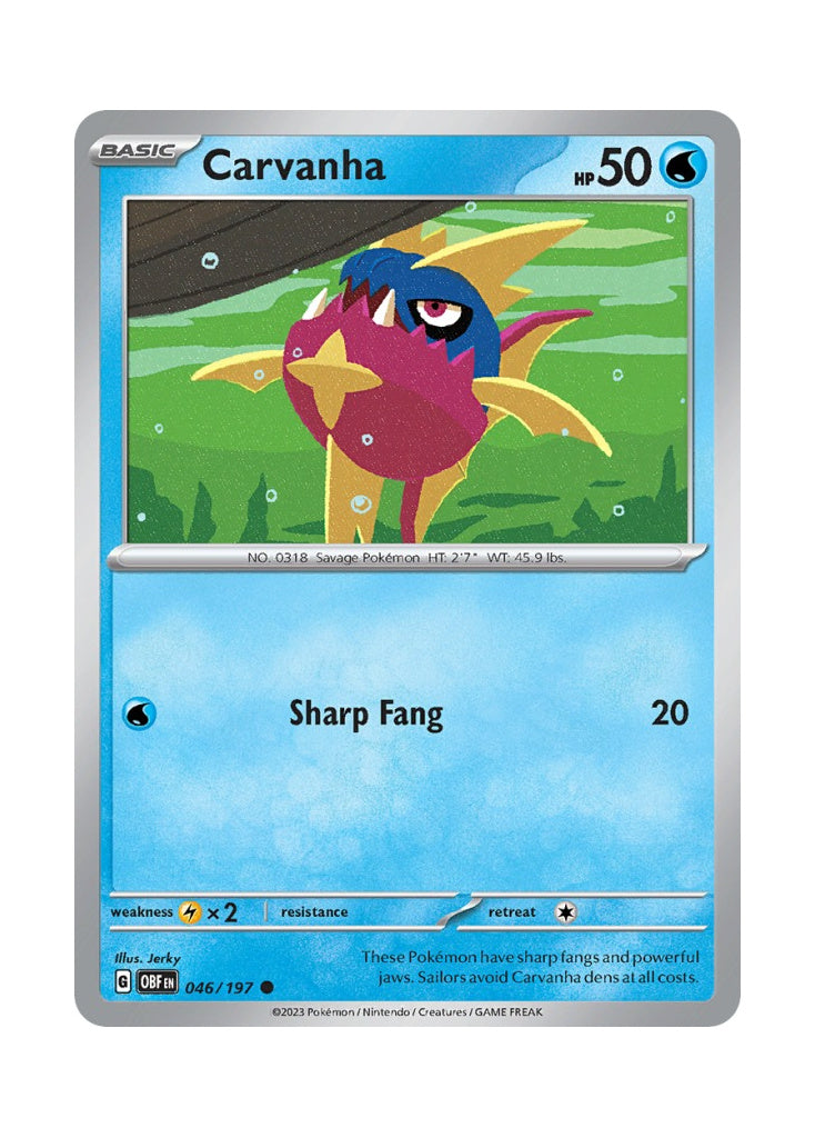 Carvanha – Obsidian Flames (046)