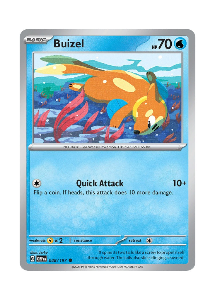 Buizel – Obsidian Flames (048)
