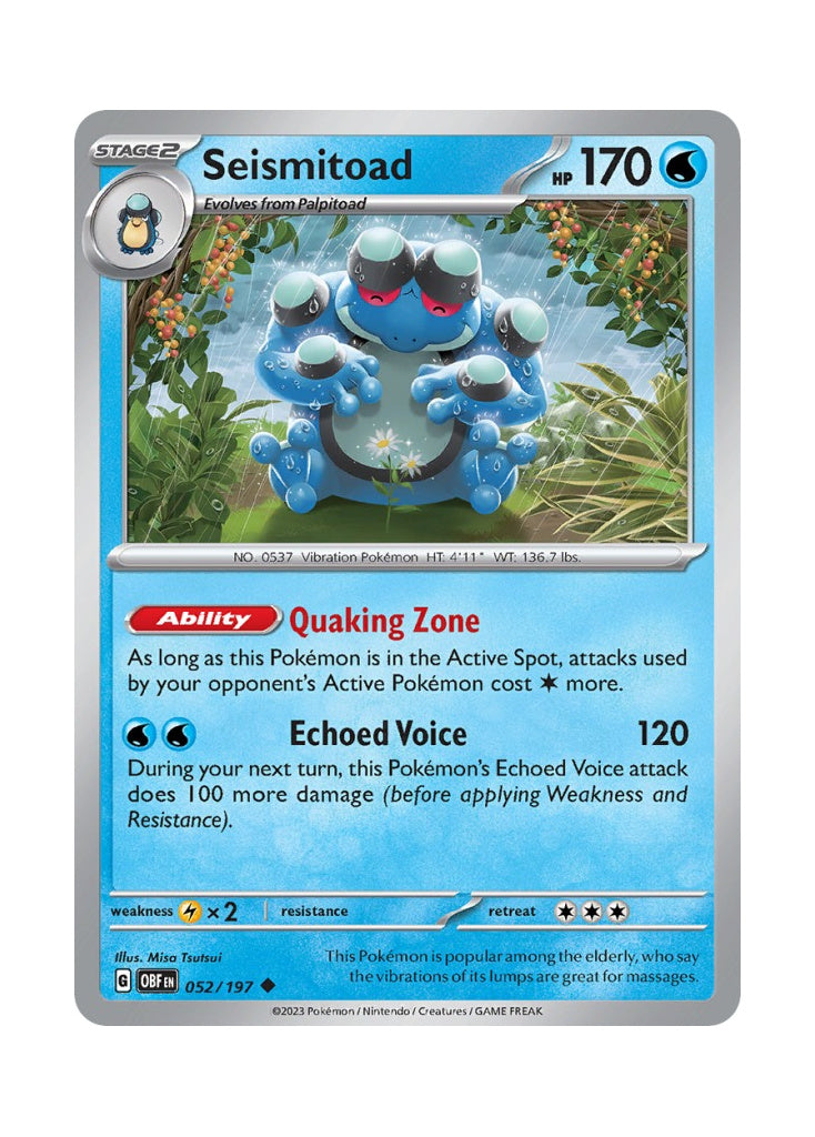 Seismitoad – Obsidian Flames (052)