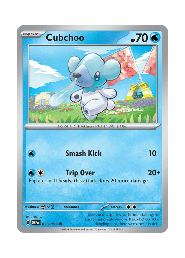 Cubchoo – Obsidian Flames (053)