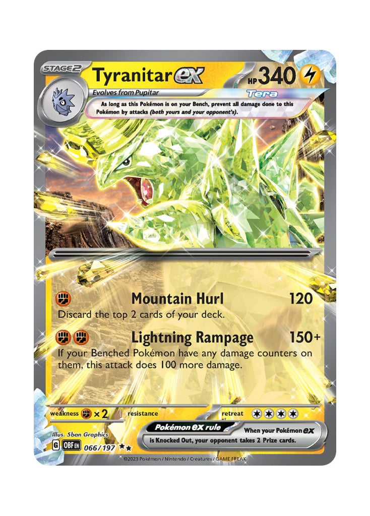 Tyranitar ex – Obsidian Flames (066)