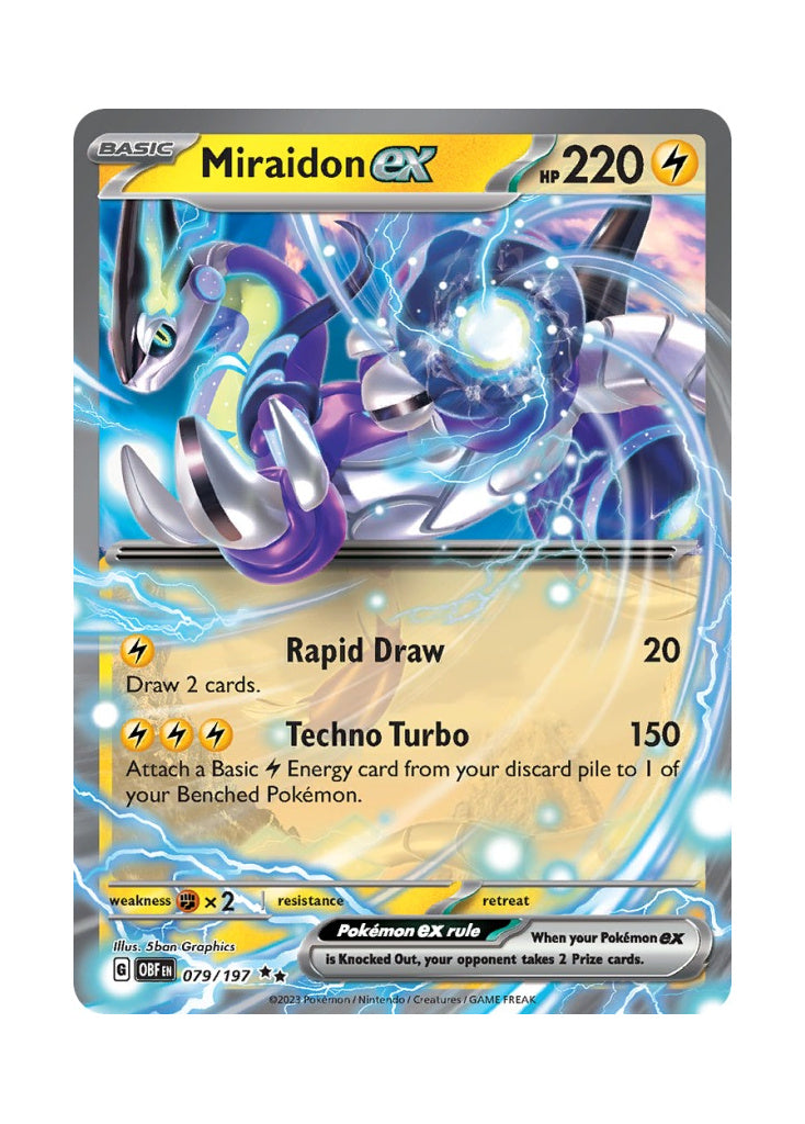 Miraidon ex – Obsidian Flames (079)