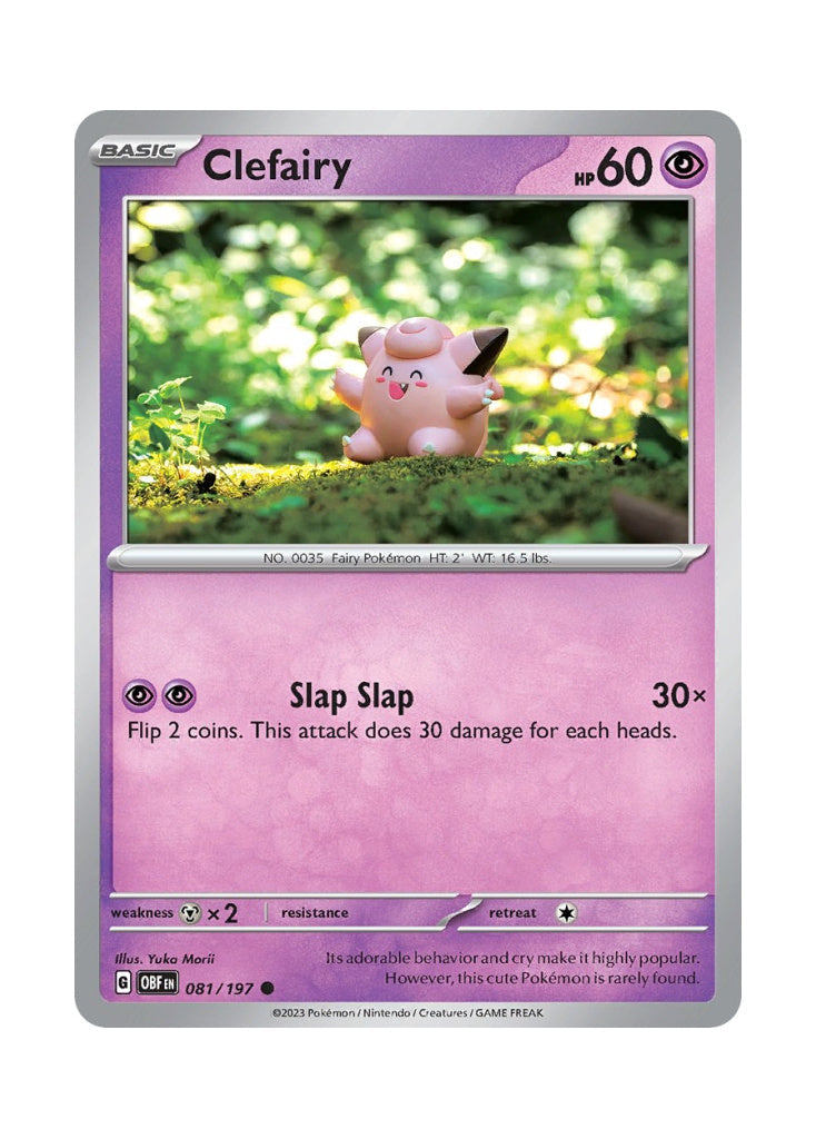 Clefairy – Obsidian Flames (081)
