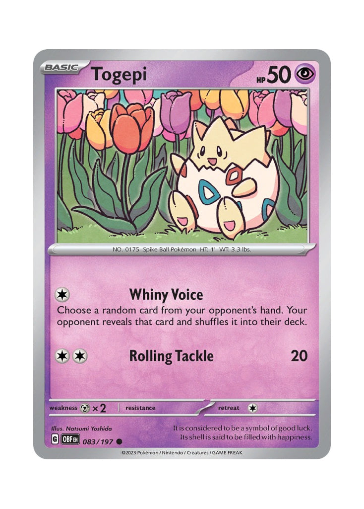 Togepi – Obsidian Flames (083)