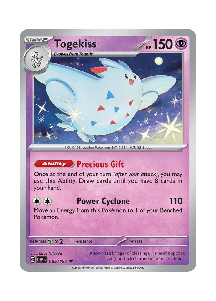 Togekiss – Obsidian Flames (085)