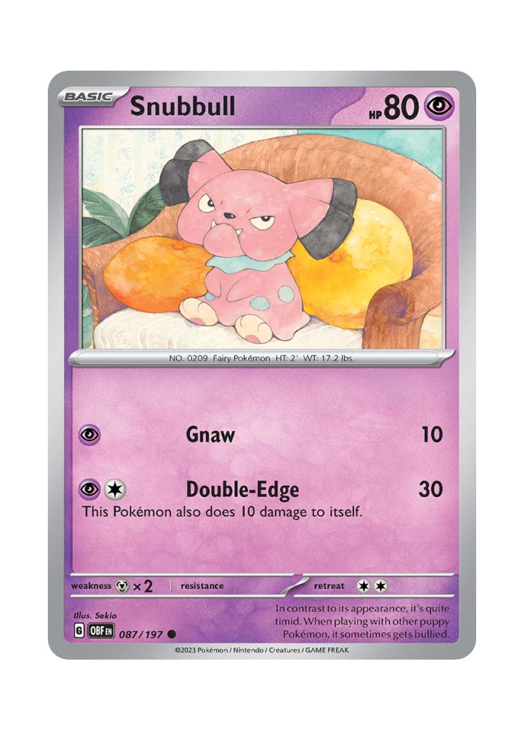 Snubbull – Obsidian Flames (087)