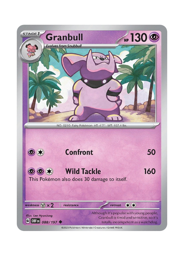 Granbull – Obsidian Flames (088)