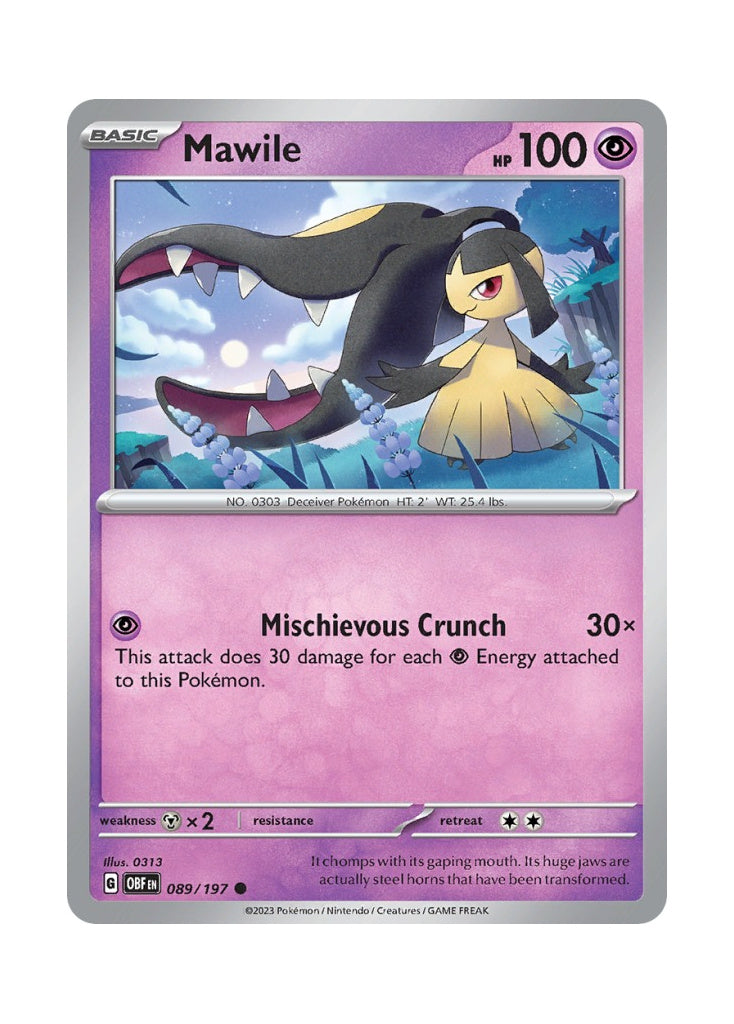 Mawile – Obsidian Flames (089)