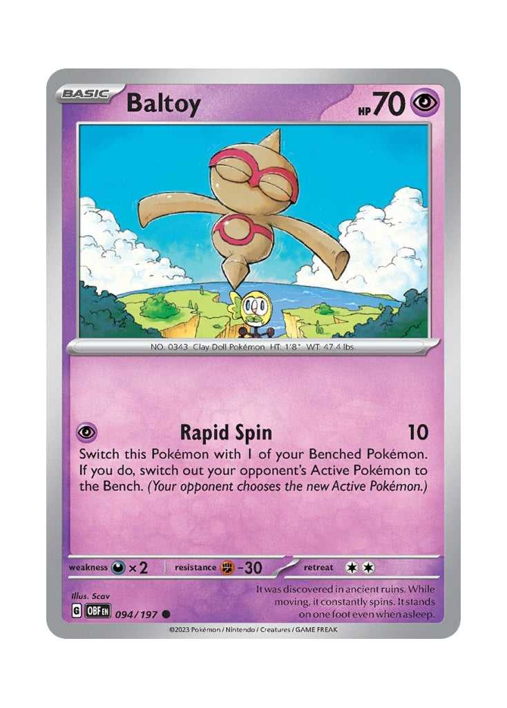 Baltoy – Obsidian Flames (094)
