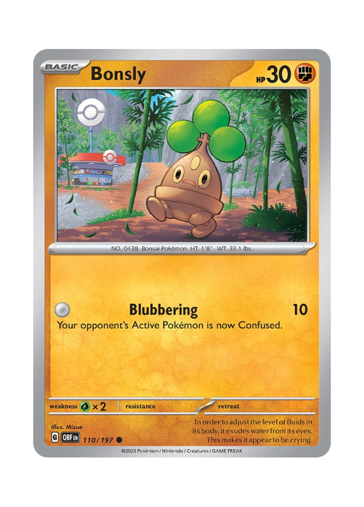 Bonsly – Obsidian Flames (110)