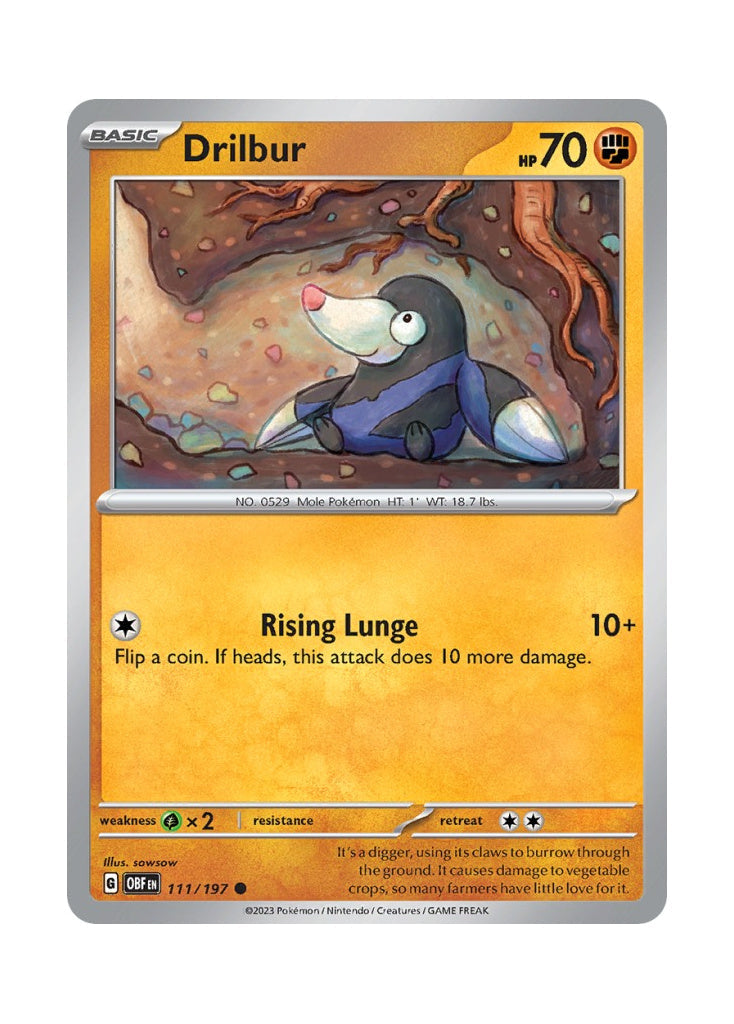 Drilbur – Obsidian Flames (111)