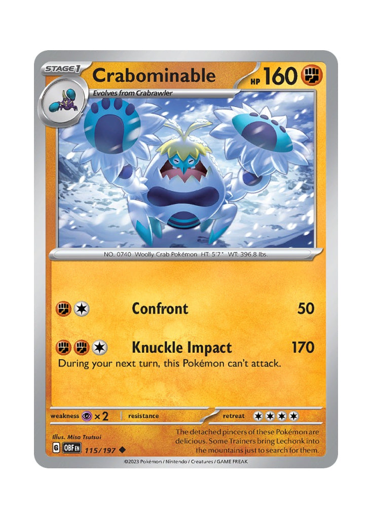 Crabominable – Obsidian Flames (115)