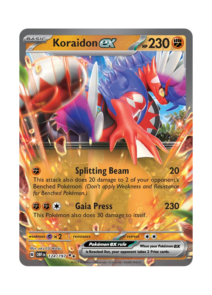Koraidon ex – Obsidian Flames (124)