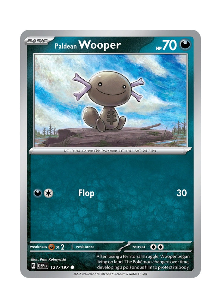 Paldean Wooper – Obsidian Flames (127)
