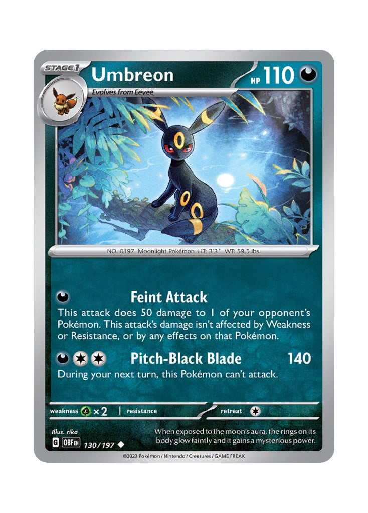Umbreon – Obsidian Flames (130)