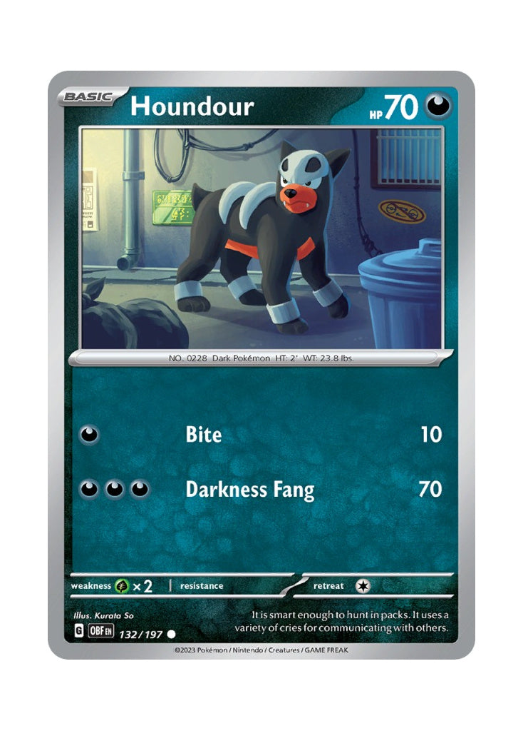 Houndour – Obsidian Flames (132)