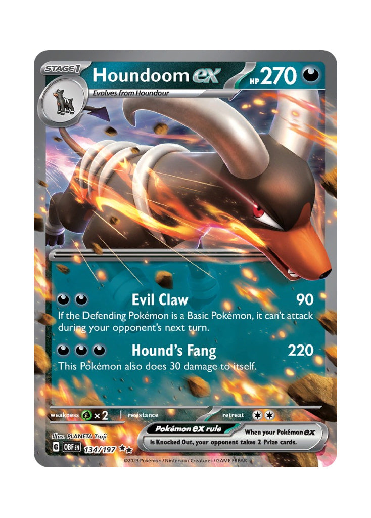 Houndoom ex – Obsidian Flames (134)