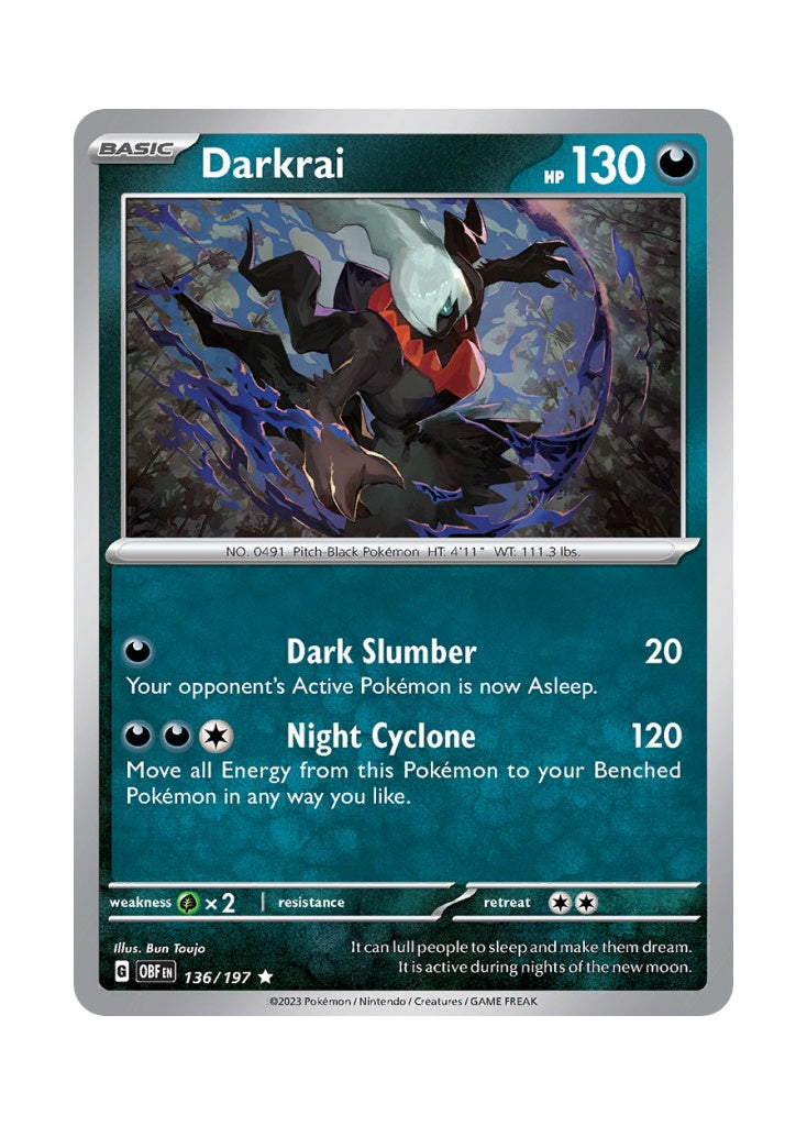 Darkrai – Obsidian Flames (136)