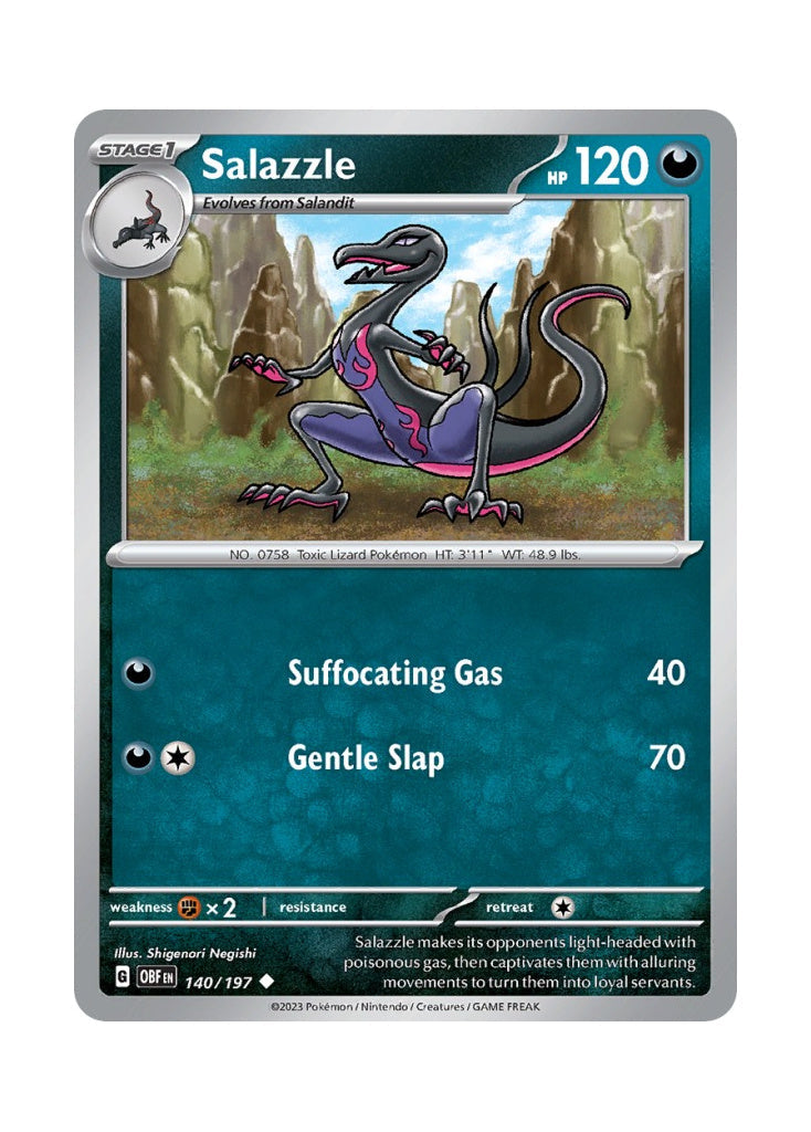 Salazzle – Obsidian Flames (140)