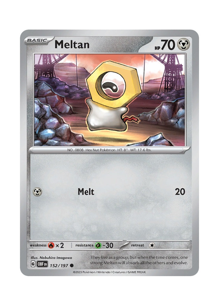 Meltan – Obsidian Flames (152)