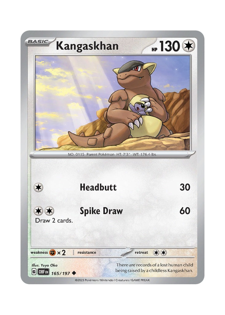 Kangaskhan – Obsidian Flames (165)