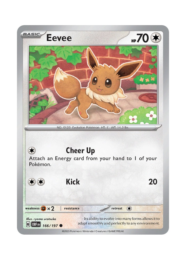 Eevee – Obsidian Flames (166)