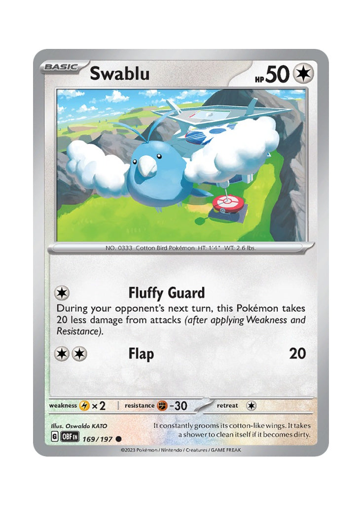 Swablu – Obsidian Flames (169)