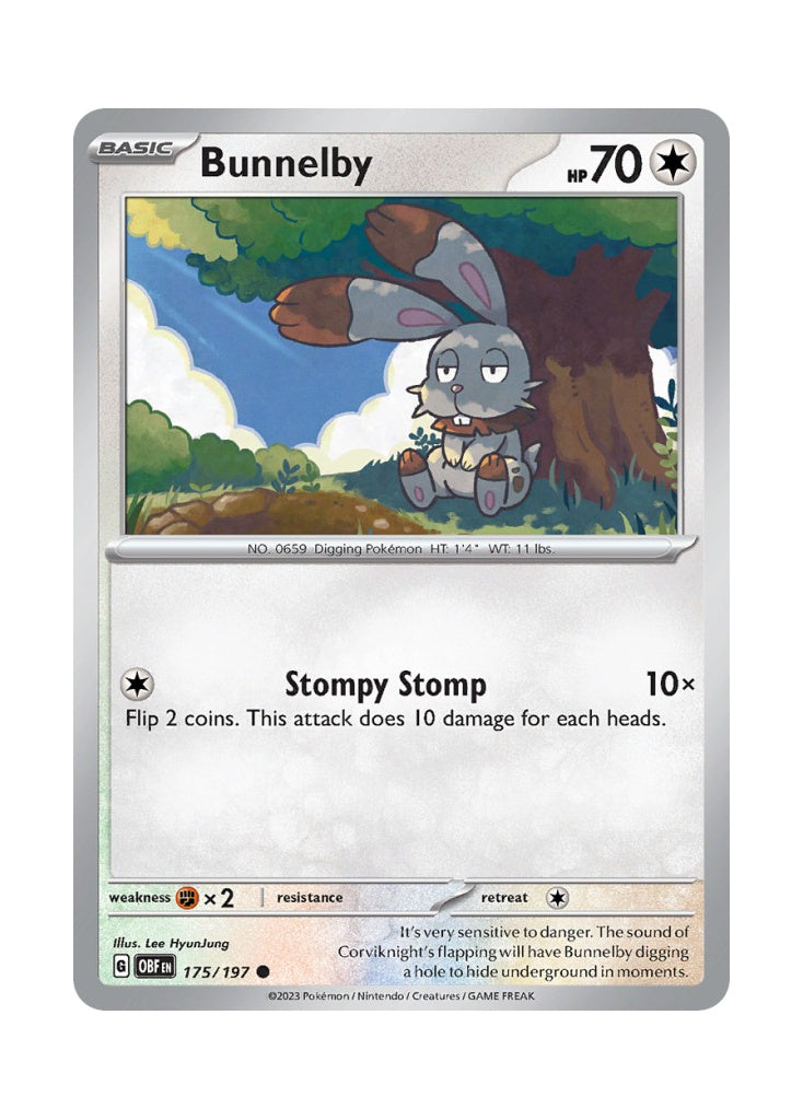 Bunnelby – Obsidian Flames (175)