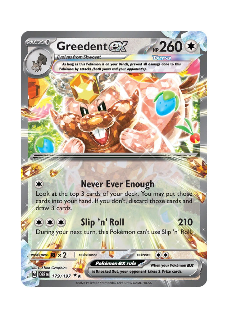 Greedent ex – Obsidian Flames (179)