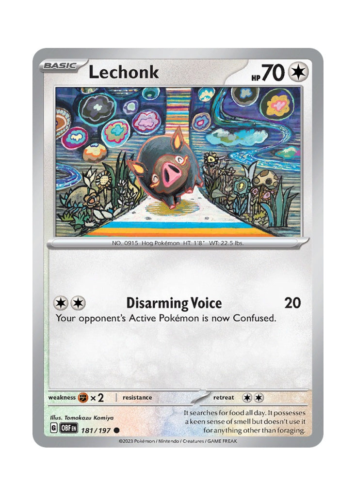 Lechonk – Obsidian Flames (181)