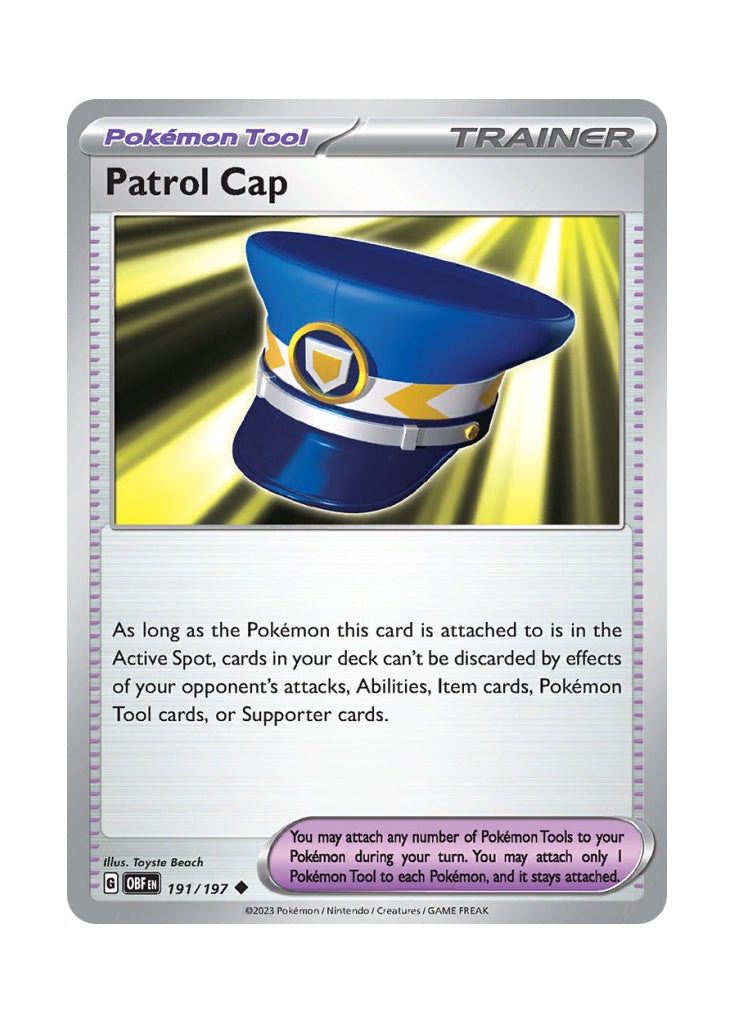 Patrol Cap – Obsidian Flames (191)